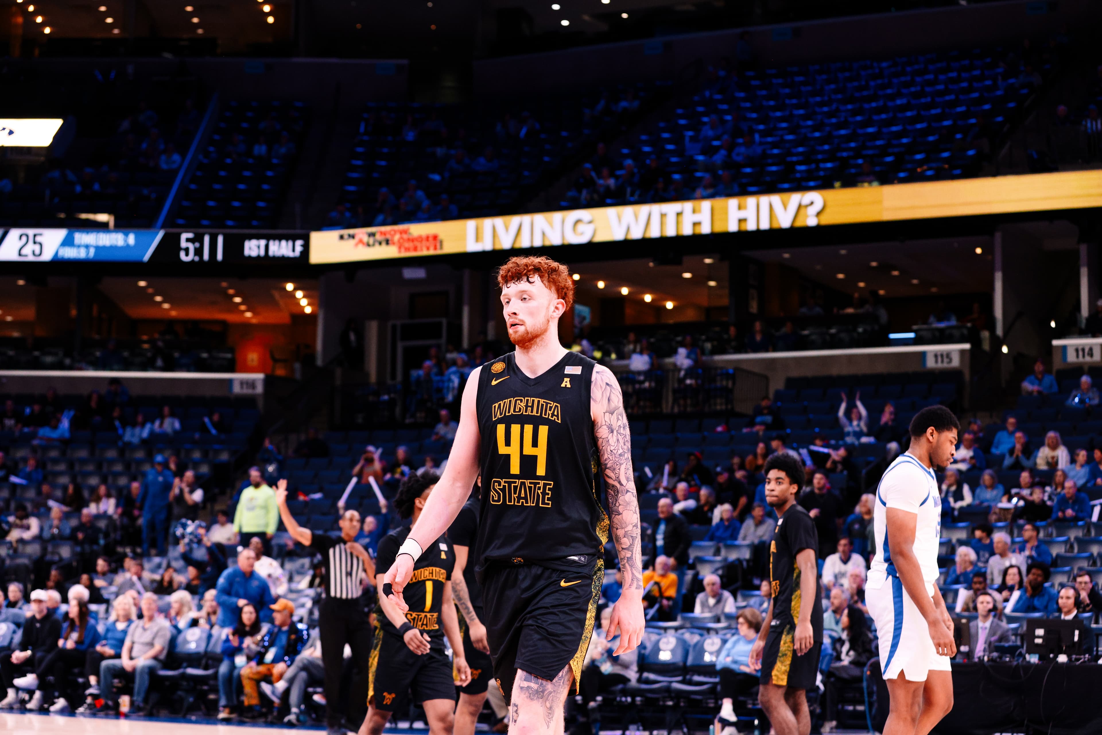 William Berg preparing for a basketball game
